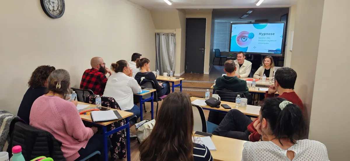 Xavier Clausse en formation présentielle HypnoTeam